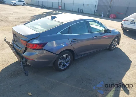 2019 Honda Insight Ex from USA, damaged, VIN 19XZE4F59KE021751